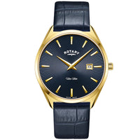Analogue Watch - Rotary Ultra Slim Men's Navy Watch GS08013/05