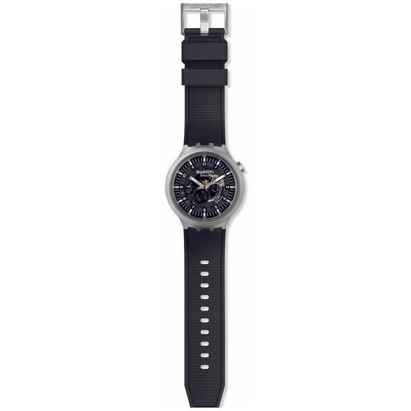 Analogue Watch - Swatch Big Bold Dark Irony Unisex Watch SB07S105
