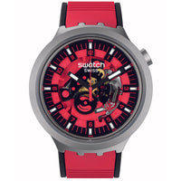 Analogue Watch - Swatch Big Bold Irony Red Juicy Unisex Watch SB07S110