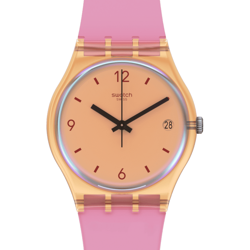 Analogue Watch - Swatch Coral Dreams Ladies Pink Watch SO28O401