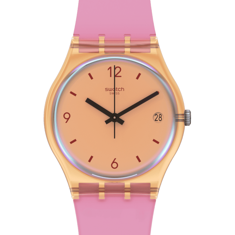 Analogue Watch - Swatch Coral Dreams Ladies Pink Watch SO28O401