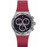 Analogue Watch - Swatch Crimson Carbonic Red 2 Unisex Watch YVS524