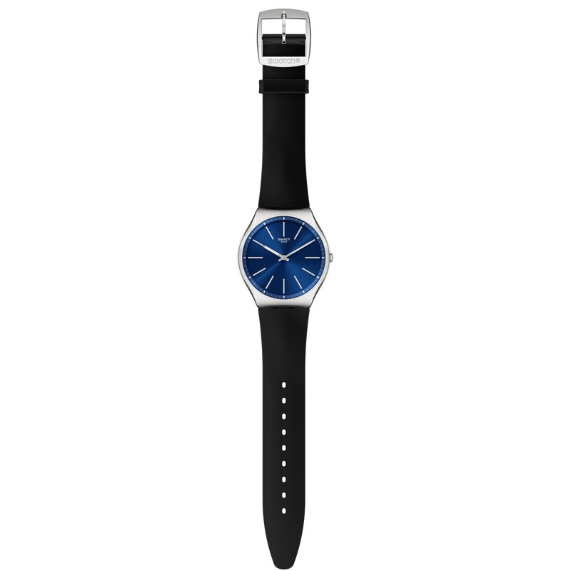 Analogue Watch - Swatch Formal Blue 42 Unisex Watch SS07S125