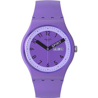 Analogue Watch - Swatch Proudly Violet Unisex Watch SO29V700