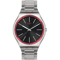 Analogue Watch - Swatch Red Graphite Men's Watch SS07S129G