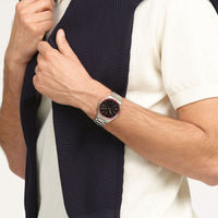 Analogue Watch - Swatch Red Graphite Men's Watch SS07S129G