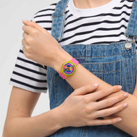 Analogue Watch - Swatch Shades Of Neon Unisex Watch SO28J700