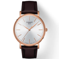 Analogue Watch - Tissot Everytime Men's Brown Watch T143.410.36.011.00