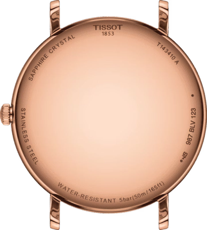 Analogue Watch - Tissot Everytime Men's Brown Watch T143.410.36.011.00