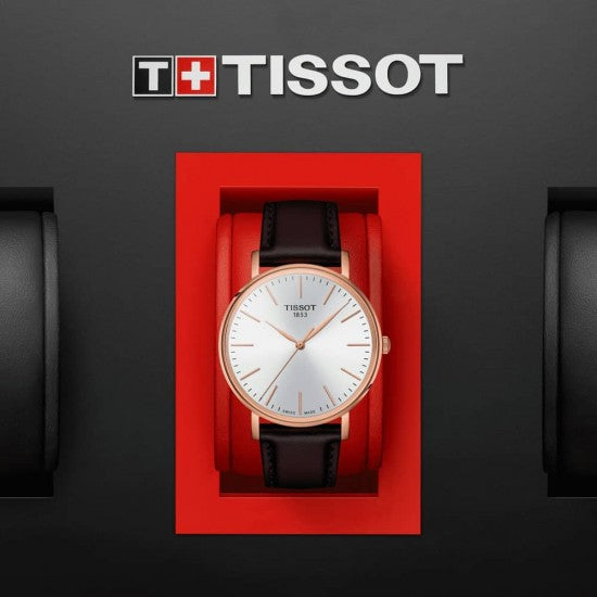 Analogue Watch - Tissot Everytime Men's Brown Watch T143.410.36.011.00
