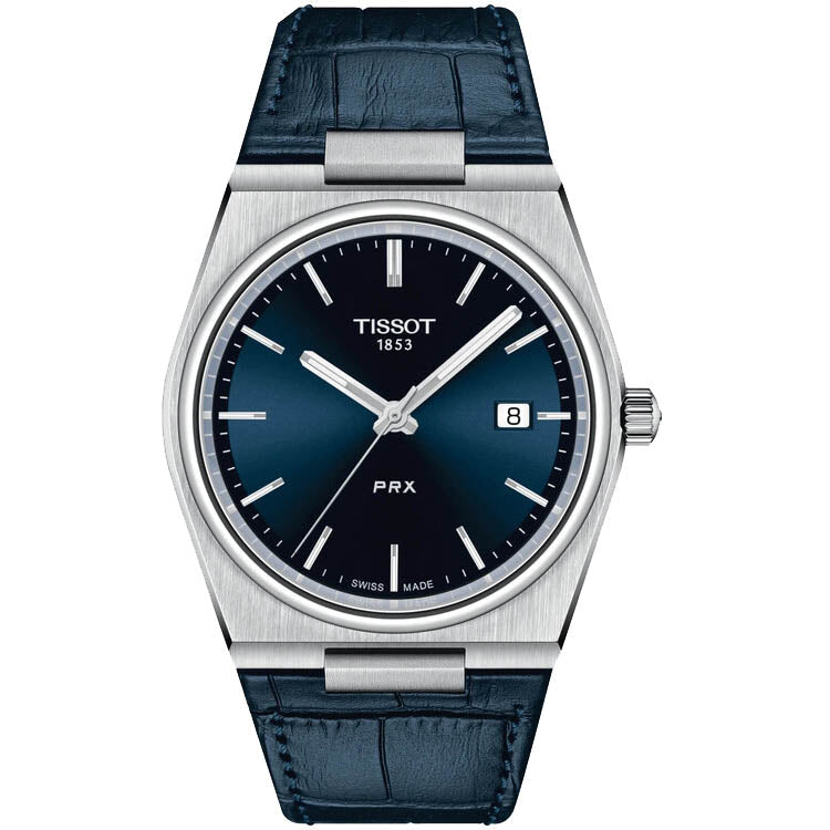 Analogue Watch - Tissot PRX Men's Blue Watch T137.410.16.041.00