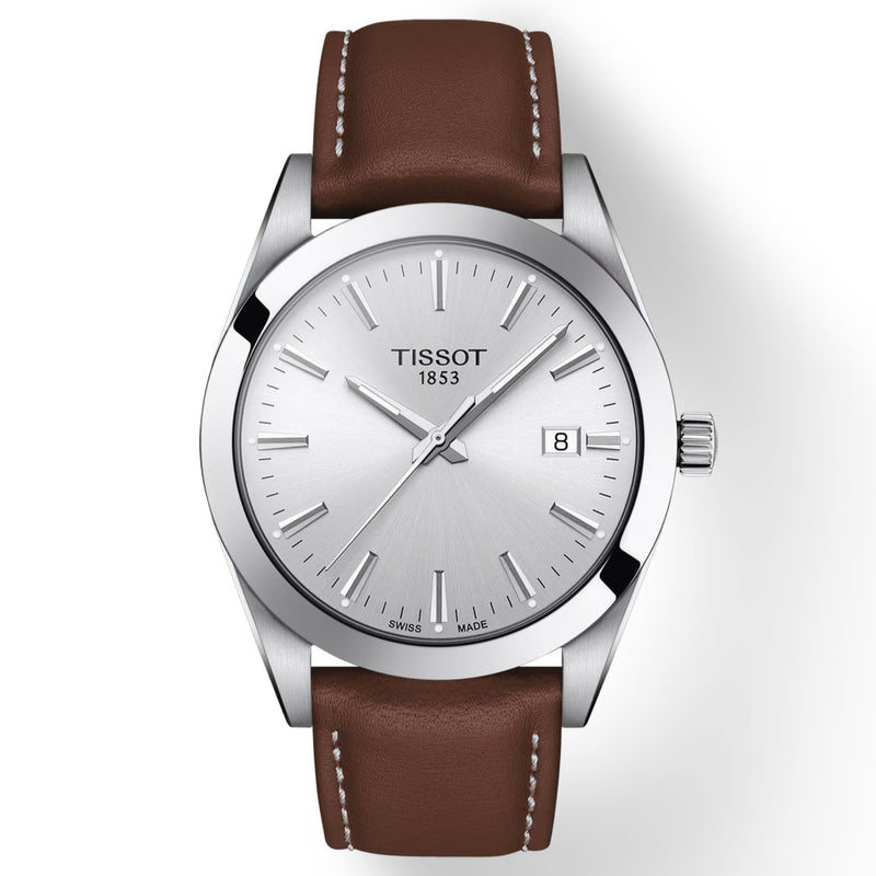 Analogue Watch - Tissot T-Classic Men's Silver Watch T127.410.16.031.00