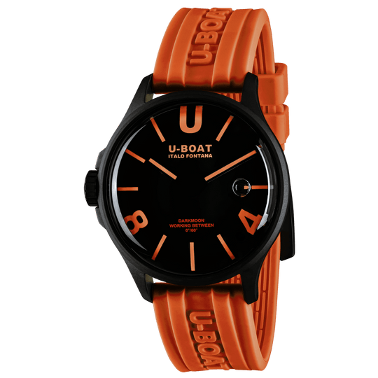 U-Boat Capsoil Darkmoon Men's Orange Watch 9538