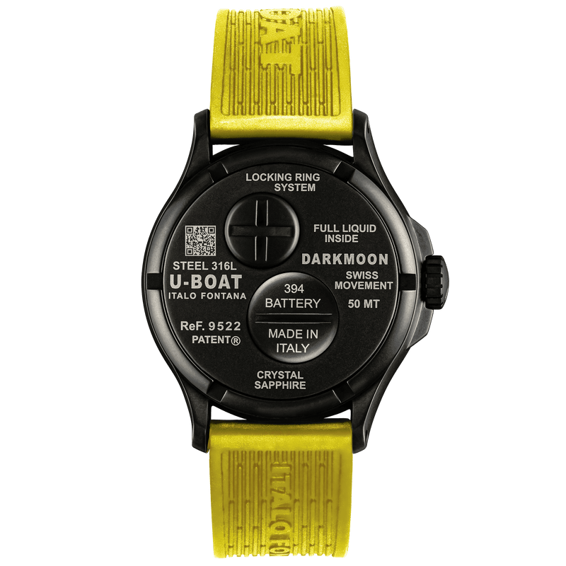 Analogue Watch - U-Boat Capsoil Darkmoon Men's Yellow Watch 9522