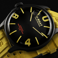 Analogue Watch - U-Boat Capsoil Darkmoon Men's Yellow Watch 9522