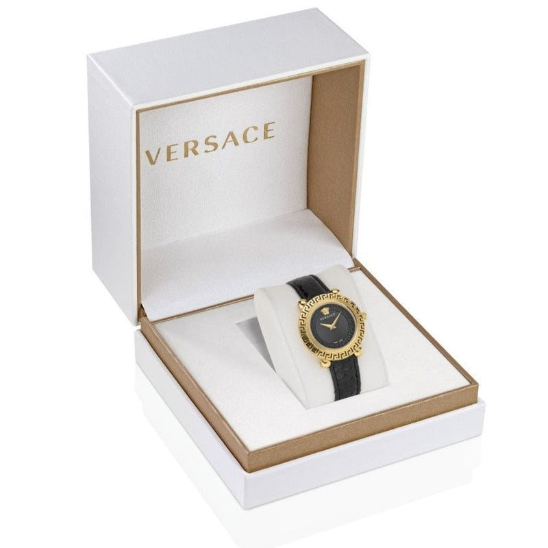 Analogue Watch - Versace Greca Twist Ladies Gold Watch VE6I00323