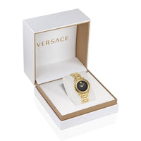 Analogue Watch - Versace Greca Twist Ladies Gold Watch VE6I00523