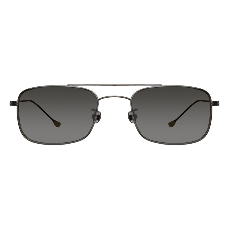 Ann Demeulemeester Sunglasses Black Titanium 925 Silver with Grey Lenses Category 4 Dark Tint AD46C1SUN - Watches & Crystals