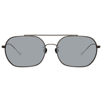 Ann Demeulemeester Sunglasses Brushed Gun Metal Silver 925 Silver with Grey Lenses CAT3 AD63C2SUN - Watches & Crystals