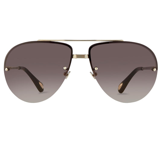 Ann Demeulemeester Men's Sunglasses White Gold and Gray AD13C1SUN