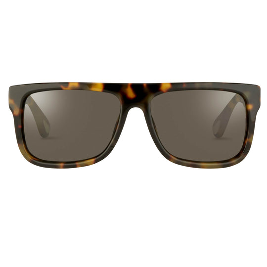 Ann Demeulemeester Men's Sunglasses Flat Top Tortoise and Grey AD2C2SUN