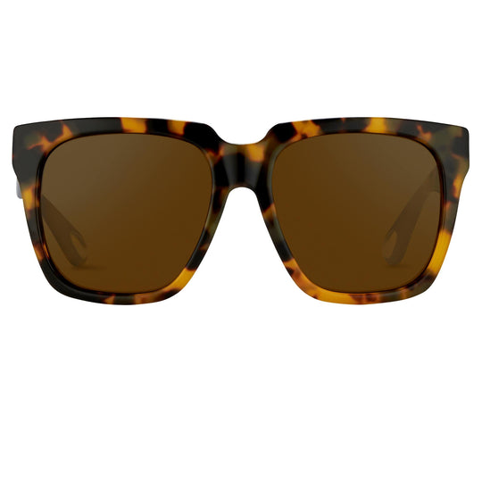Ann Demeulemeester Sunglasses Oversized Tortoise Shell and Brown