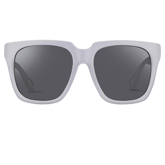 Ann Demeulemeester Sunglasses Oversized White and Solid Grey AD21C4SUN