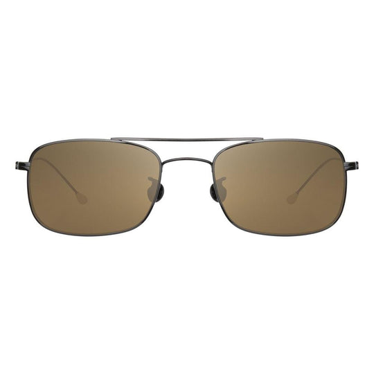 Ann Demeulemeester Men's Sunglasses Black Titanium and Bronze AD46C4SUN