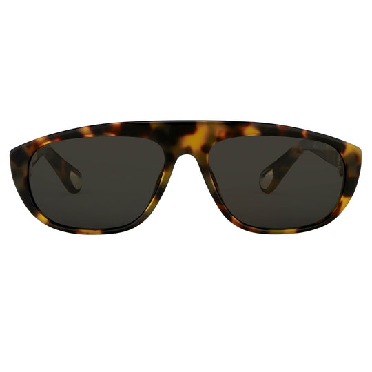 Ann Demeulemeester Men's Sunglasses Flat Top Tortoise Shell and Grey AD1C2SUN