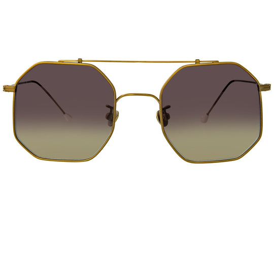Ann Demeulemeester Sunglasses Square Bronze and Grey