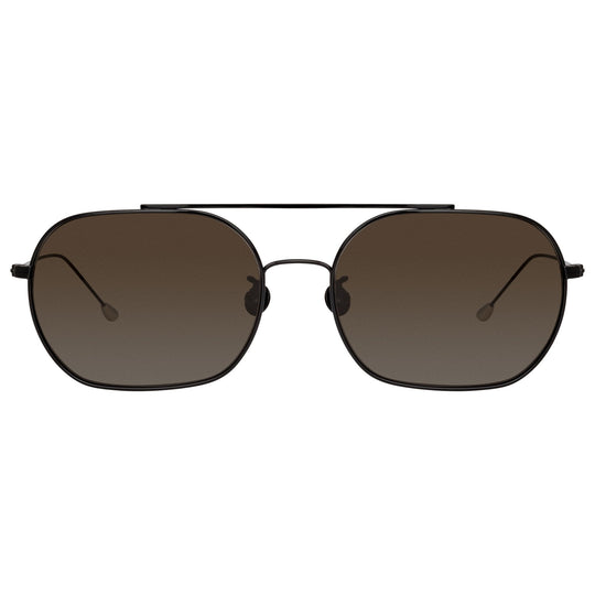 Ann Demeulemeester Sunglasses Shiny Black and Grey