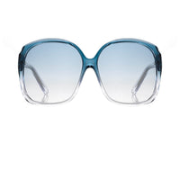 Antonio Berardi Women Sunglasses Oversized Frame Blue/Clear and Blue Graduated Lenses - 9AB2C3PETROL - Watchpilot