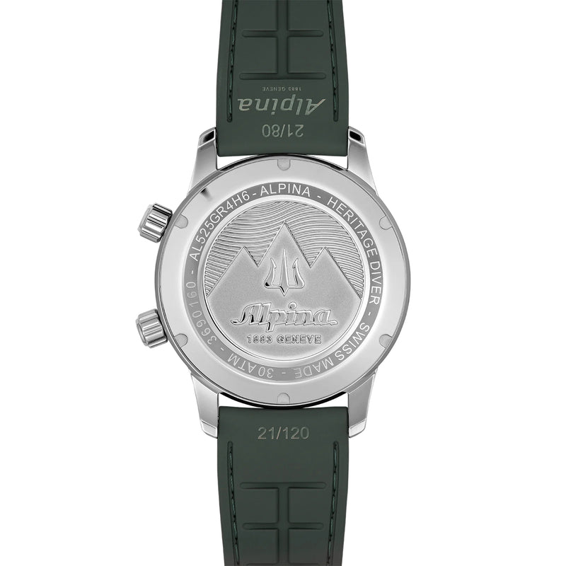Automatic Watch - Alpina Seastrong Diver 300 Heritage Green Watch