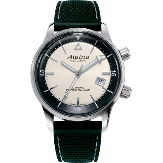 Alpina Seastrong Diver 300 Heritage Silver Watch AL-525S4H6