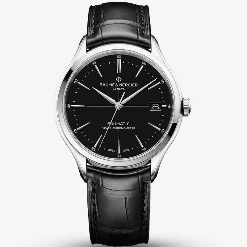 Automatic Watch - Baume & Mercier Clifton Automatic Men's Black Watch BM0A10692