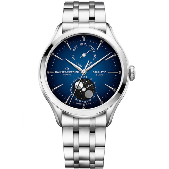 Baume & Mercier Clifton Automatic Men's Blue Watch 10725