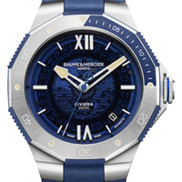 Automatic Watch - Baume & Mercier Riviera Automatic Men's Blue Watch BM0A10716