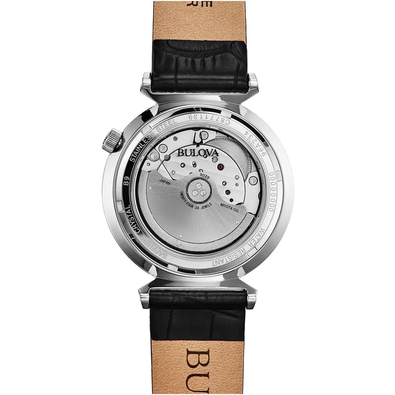 Automatic Watch - Bulova Classic Men's Black Watch 96A234