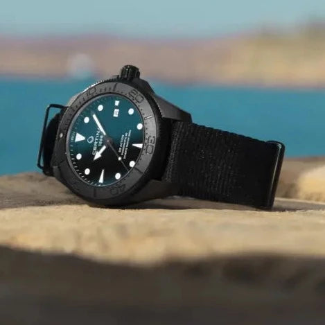 Automatic Watch - Certina DS Action Diver Men's Black Watch C0326073805100