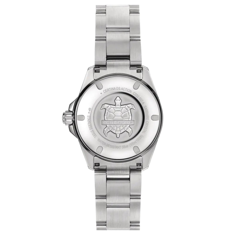 Automatic Watch - Certina DS Action Ladies Silver Watch C0320071105100
