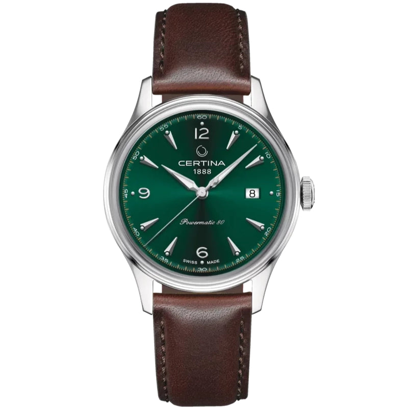 Automatic Watch - Certina DS Powermatic 80 Green Automatic Men's Watch C038.407.16.097.00
