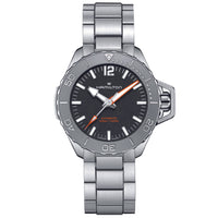 Automatic Watch - Hamilton Khaki Navy Frogman Auto Men's Black Watch H77485130