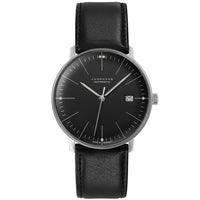 Automatic Watch - Junghans Max Bill Automatic Unisex Black Watch 27/4701.02
