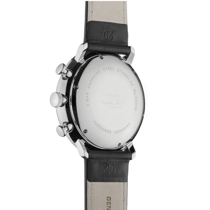 Junghans Max Bill Chronoscope Men s Black Watch