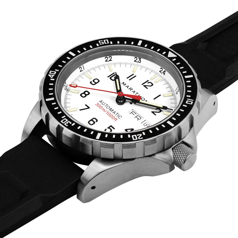 Automatic Watch - Marathon Arctic Edition Jumbo Diver's Automatic (JDD) - 46mm No Government Markings Stainless Steel WW194021-WD