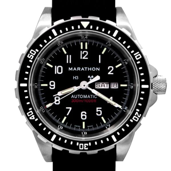 Automatic Watch - Marathon Jumbo Diver's Automatic (JDD) - 46mm No Government Markings Stainless Steel WW194021