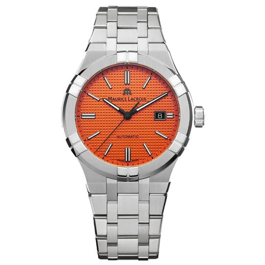 Maurice Lacroix Aikon Automatic Limited Summer Edition 42mm Men's Orange Watch AI6008-SS00F-530-E
