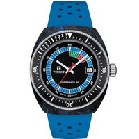 Automatic Watch - Tissot T-Sport Sideral Powermatic 80 Men's Blue Watch T145.407.97.057.01