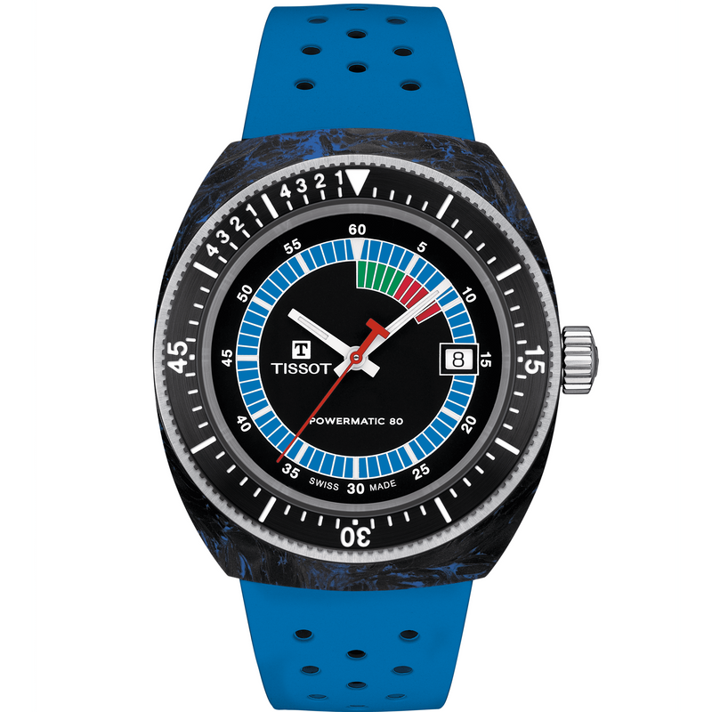 Automatic Watch - Tissot T-Sport Sideral Powermatic 80 Men's Blue Watch T145.407.97.057.01