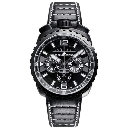 Bomberg Chronograph Watch BOLT-68 Black PVD BS45CHPBA.050-6.3